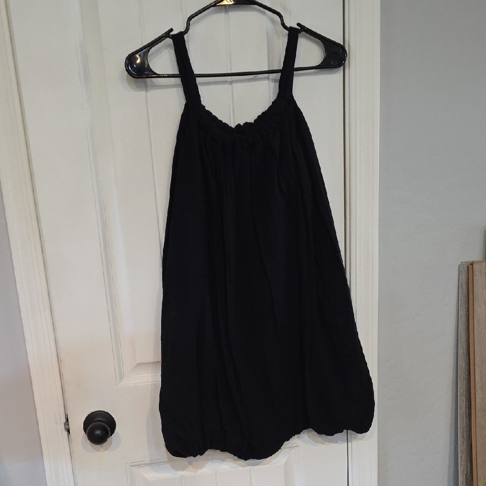 Anthropologie Black Sleeveless Dress